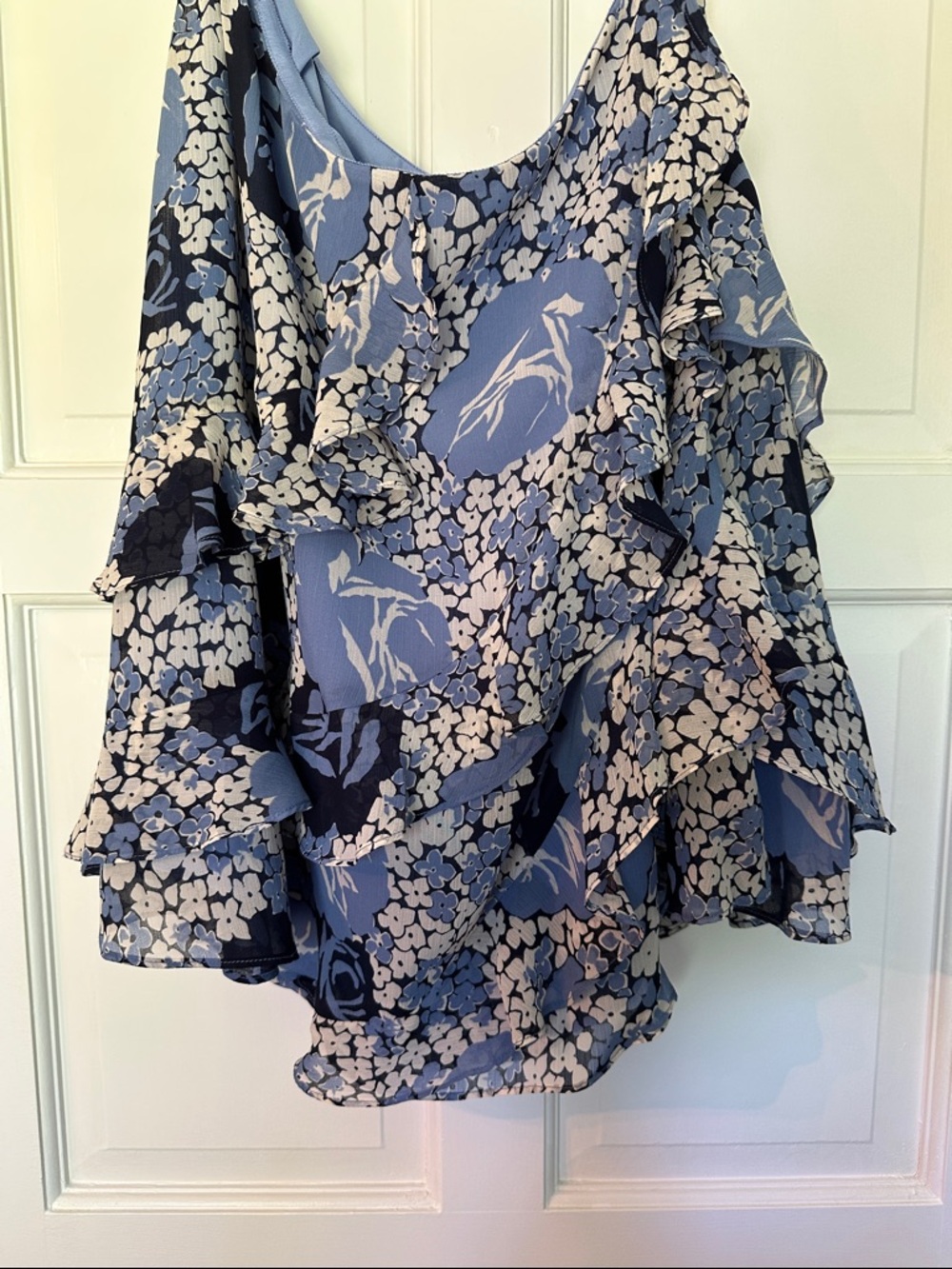 Ralph Lauren Floral Ruffle Hem Georgette Skirt Size 16 NWT - Picture 9 of 9
